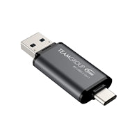 Team TX1364GC01 2 in 1 Dual OTG 64GB Flash Drive, X1 USB 3.2 Gen1, Type C & A, Plug and Play Team TX1364GC01 2 in 1 Dual OTG 64GB Flash Drive, X1 USB 3.2 Gen1, Type C & A, Plug and Play
